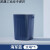 垃圾桶加厚大容量客厅厨房卧室卫生间无盖带压圈纸篓 加厚1个装大号靛蓝色