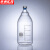 京洲实邦 实验室密封试剂培养瓶3.3钳口玻璃厌氧瓶 500ml ZJ-1798