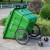 领象 环卫垃圾车垃圾桶大号440L大型垃圾桶大号带盖户外小区物业手推保洁清运车带轮 带盖绿色