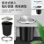 洗手台上不锈钢摇盖装饰盖卫生桶厨房台面一体式带盖嵌入式垃圾桶 D-205.