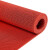 兰诗 LAUTEE KY081 PVC镂空防滑地垫塑胶垫S型网格防水垫子浴室厕所厨房地毯脚垫 红色熟胶5mm 1.2米宽*1米长
