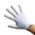 白色棉手套劳保工业耐磨作业文玩礼仪盘珠表演一次性薄款布手套 尼龙手套芯不带胶的(10双/包)