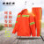 高速路政反光薄款夏季长袖工作服 建筑工程物业绿化环卫服套装 涤纶套装L/170