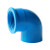 语塑 塑料给水管配件 蓝色塑料内丝角弯 De63 一个价 定制