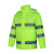 帮手仕 户外执勤分体雨衣4XL 1件荧光绿双层 公路养护环卫工作劳保雨衣套装 反光款