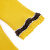 爱居兔春季女装上衣时尚简约圆领撞色袖口设计舒适微弹中袖针织衫 中黄镶拼11 160/84A/M