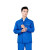 苏识 NWZG-LB036 电工防烫阻燃劳保服工作服套装（可加标）件 蓝色 S