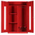筑采 ZHUCAI 应急物资柜 应急物资存放柜消防防汛器材防护用品柜（1920X1200X500mm红色加厚）1个价