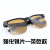 防电焊眼镜焊工专用防护劳保防铁屑氩弧焊平光镜玻璃眼镜 强化镜片-茶色