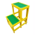 玻璃钢绝缘高低凳电工凳电力施工高压踏台梯凳可移动式三层绝缘凳 双层 高80cm*60*50