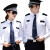 征战虎 维森323 保安服短袖衬衣 保安衣服 夏季制服 执勤套装 白色长袖衬衫 165cm