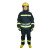meikang 消防服 3C认证消防员演习应急救援服14式五件套装 165A 39码鞋 1套