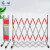 冠峰【玻璃钢管式红白色伸缩围栏【高1.2*长2.5米】伸缩围栏可移动不锈钢工地施工围栏