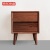 京东京造自有品牌实木床头柜橡木现代简约北欧胡桃木色