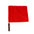钢米 田径比赛裁判发令交通指挥巡边信号不锈钢专用旗 红色 32*37*46cm 面 1420180