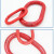 森美人 强力环 起重强力环吊具吊圈铁环欧式吊环美式链条吊环椭圆环索具链条连接环 6.4T 