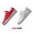 斯凯奇（Skechers）夏季新品女鞋 简约时尚板鞋 厚底松糕鞋帆布鞋小白鞋74100 红色/RED 38