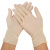 一次性手套有粉乳胶环保橡胶弹性好清洁卫生防护手套 大号/50只/捆