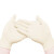 橡树一次性乳胶手套  加工科研实验防护橡胶检查手套 有粉光面100只/盒 白色L