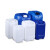 京度塑料桶方桶储水桶液体桶水桶方形酒桶化工桶废液桶蓝色 25L