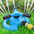 齐鲁安然 喷头 浇水神器 360度旋转喷水 浇地灌溉园林绿化草坪洒水器 蓝色6分圆盘 不含接头 