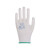 星工（XINGGONG）浸胶线手套劳保手套丁腈涂指涂掌工业防护 XGS-J5 漂白PU涂指 12付装