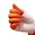品之德  PST-044 橡胶手指套防滑教师点钞印刷劳保指头套 橙色麻点300只 M号/中号