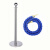 月桐（yuetong）圆球礼宾杆含麻绳 YT-D0375 含银色杆+金钩蓝色麻绳 950×320×51mm 1套