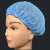 透气网帽男女通用无尘车间防掉头发工厂工作帽帽艾灸浴帽可水洗头套夏 (蓝色)1个