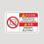 安先达安全标示贴 电力警示消防建筑工地施工现场标贴 危险机器运转中禁止打开此门（8cmx5cm）20片装