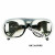 电焊护眼镜牛皮面具配套眼镜烧焊氩弧焊强光眼镜焊工眼镜 黑镜-/-1张PC面罩+布松紧带