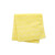 乐柏美（RUBBERMAID）清洁吸水不掉毛 商用 超细微纤维抹布一般用途抹布 浴室专用抹布（黄色）FGQ61000YL00