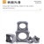 须特（XUTE）304不锈钢M10（2只）碳钢四方点焊螺丝 螺帽焊接螺母 铁四角焊接螺帽