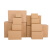 大工象 瓦楞纸箱 搬家打包箱子物流快递包装箱 7号(230*130*160mm)50个 三层牛卡超硬