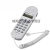 QIYO琪宇来电显示便携式查线机查话机 电信联通铁通抽拉免提 灰白色C019来电显示带线盒+