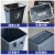 办公室车间干湿分类垃圾桶复工带盖户外垃圾分离大号商用厨房 40L-【其他垃圾】-灰色