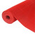 欧杜（oudu）内六角镂空防滑地垫 隔水过道厨房厕所游泳池卫生间PVC地垫防滑垫 大孔圆形红色 0.9米宽x1米长