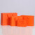 橙色礼品袋手提纸袋礼盒礼物袋服装定 制LOGO衣服购物包装手拎袋 (横)22长*10侧*18高