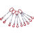 成套钢丝绳吊索具组合吊具行车吊车起重工具钢缆钢索吊具可定制 4腿8吨5米19.5mm