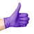 塞莫诗 一次性丁腈手套加厚型 紫色5克 100只/盒  N910VI 中号