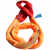 国标工业柔性吊装带双扣环形起重圆形软吊带吊车吊树吊绳2T3T5吨 柔性2T1.5米
