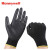 霍尼韦尔劳保手套防滑耐磨涤纶PU防护涂层手套WE210G2CN黑色中