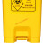 适用于废弃垃圾桶 加厚黄色脚踏垃圾桶废物桶诊所医院灰色15100L1 30升 特厚(黄色)/脚踏款