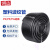 铸固 PE塑料波纹管 穿线软管黑色电工电线保护管 PE-AD13(内径10)/80米