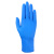 一次性手套加厚耐用乳胶餐饮厨房防护丁腈维修防水耐油耐磨 蓝色10只看质量纯丁腈材质 M