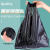玥享一次性黑色垃圾袋背心袋40*64cm 加大容量加厚手提塑料打包袋50个装