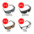 筑采（ZHUCAI）电焊眼镜209护目镜劳保眼镜焊工电气焊烧焊打磨眼镜 黑色 3副（一组） 