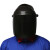 电焊面罩PC烤全脸隔热轻便头戴式防打眼氩弧焊气防护面具焊帽神器 绿色面罩
