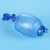海笛蓝色裸球囊加面罩加输氧导管 简易呼吸器人工复苏器苏醒球急救呼吸球囊气囊活瓣复苏气囊