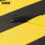 安赛瑞 消防定位地贴 地面标识耐磨定置贴4D提示贴纸 灭火器设置点黑黄款 中号 311415